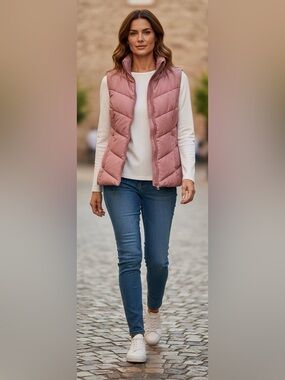 Aeropostale Vest Mauve Pink Women’s Small